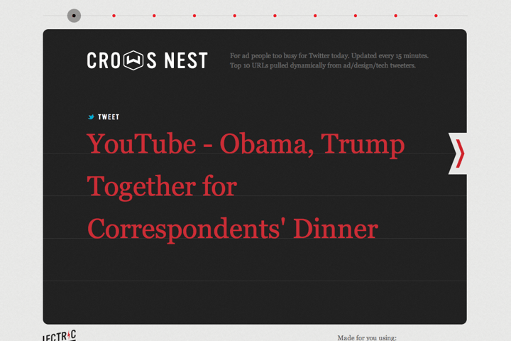 CROWS NEST website preview